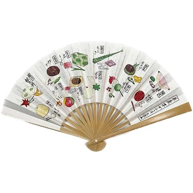 Kyoto Tea Ceremony Fan - Kashi-shuu Design