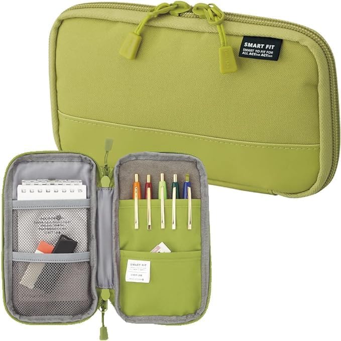 LIHIT LAB SMART FIT ACTACT Pencil Case – Compact & Wide Open | 4 Colors