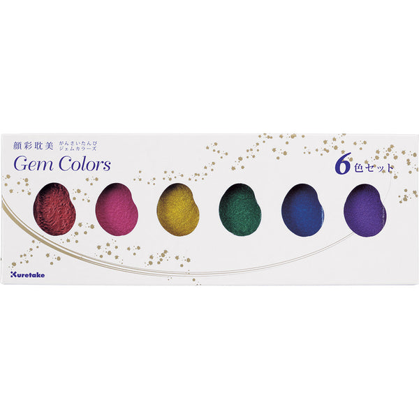 Gansai Tabi Gem Colors 6 color set (MC20GC/6V)