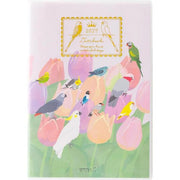 MIDORI Pocket Diary 2027 – Dog / Country Time Floral / Bird Pattern, A6 & B6