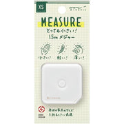 MIDORI XS Compact Tape Measure – Retractable Mini Measuring Tape 1.5m | 4 Colors