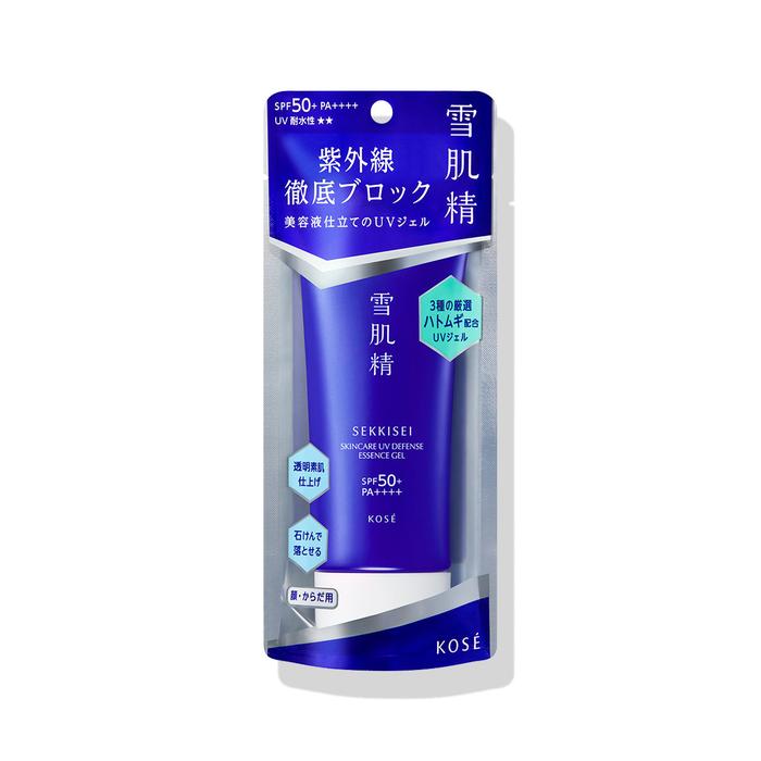 SEKKISEI UV Essence Gel SPF50+/PA++++ Moisturizing Sunscreen & Makeup Base, 90 g [With Alcohol]