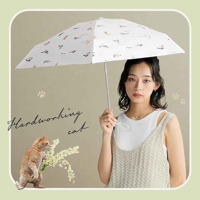  Masayuki Oki × Wpc. Cat Parasol – 100% UV Protection & Rain-Ready