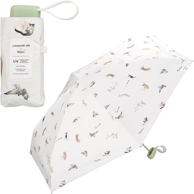  Masayuki Oki × Wpc. Cat Parasol – 100% UV Protection & Rain-Ready