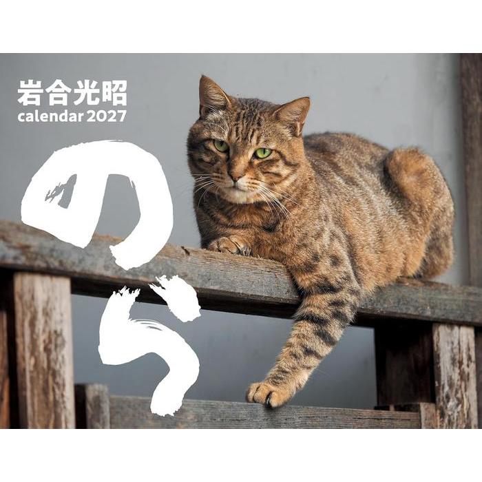 Mitsuaki Iwago 2027 Nora – Stray Cats of Japan Wall Calendar [Japanese Edition]