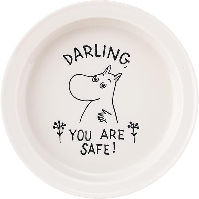 Moomin Character Ceramic Curry Plate - Yamaka Japan