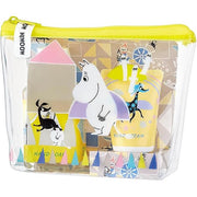 Moomin Clear Pouch Set with Mini Hand Soap & Hand Cream – Grapefruit Scent [Alcohol-free]