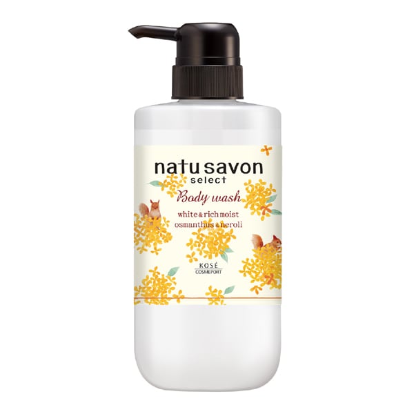 Natu savon Select White Body Wash Moist - Osmanthus Scent 500ml [With alcohol]