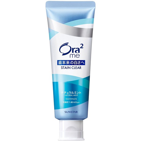 Ora2 Me Stain Clear Toothpaste Natural Mint 130g [Alcohol-free]