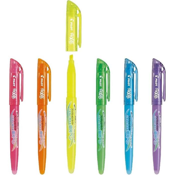 PILOT FriXion Light Erasable Highlighter – Regular Color 6-Color Set