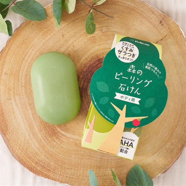 Pelican Forest Peeling Soap 100g – AHA & Botanisk Skrubb Kroppsåpe [Alcohol-Free]