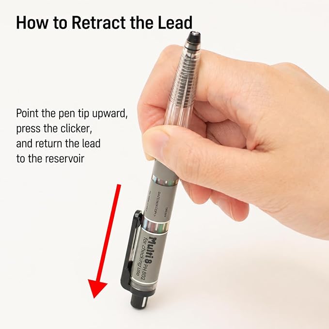 Pentel Multi 8 Series Multi-Lead Pencil Set with Refills – Art Multi 8 / Multi 8