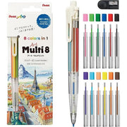 Pentel Multi 8 Series Multi-Lead Pencil Set with Refills – Art Multi 8 / Multi 8