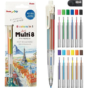 Pentel Multi 8 Series Multi-Lead Pencil Set with Refills – Art Multi 8 / Super Multi 8 / Multi 8