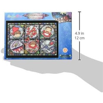 Puzzle with the Ponyo motif - stained glass, 208 pieces