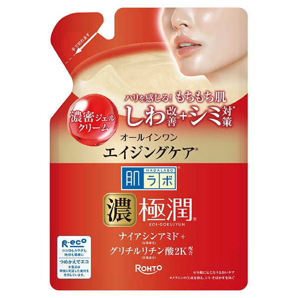 [REFILL] Hada Labo Koi Gokujyun - Aging Care Perfect Gel Refill 80g [Alcohol-free]