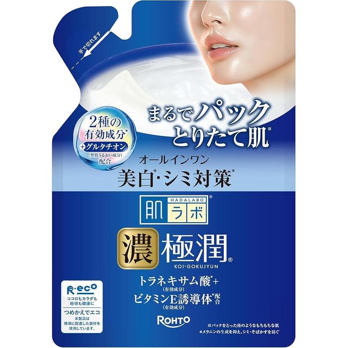 [REFILL] Hada Labo Koi Gokujyun - Whitening Perfect Gel Refill 80g [Alcohol-free]