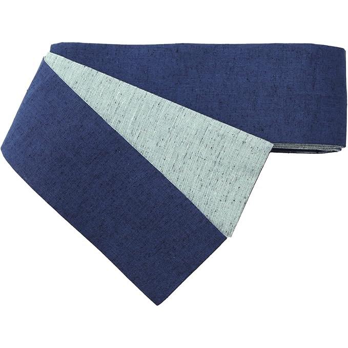 ROCCA Kurume Woven Reversible Men’s Obi (Available in 8 colors)