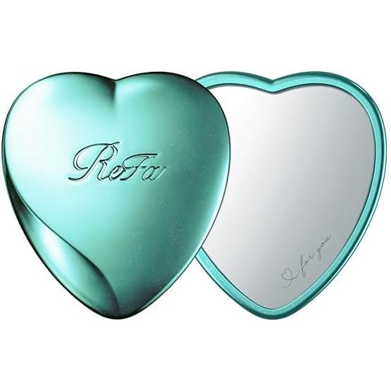 ReFa HEART MIRROR Lightweight Compact Hand Mirror with Case