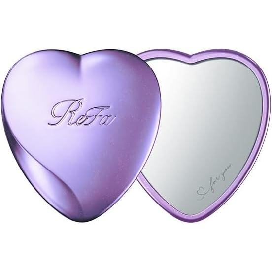 ReFa HEART MIRROR Lightweight Compact Hand Mirror with Case
