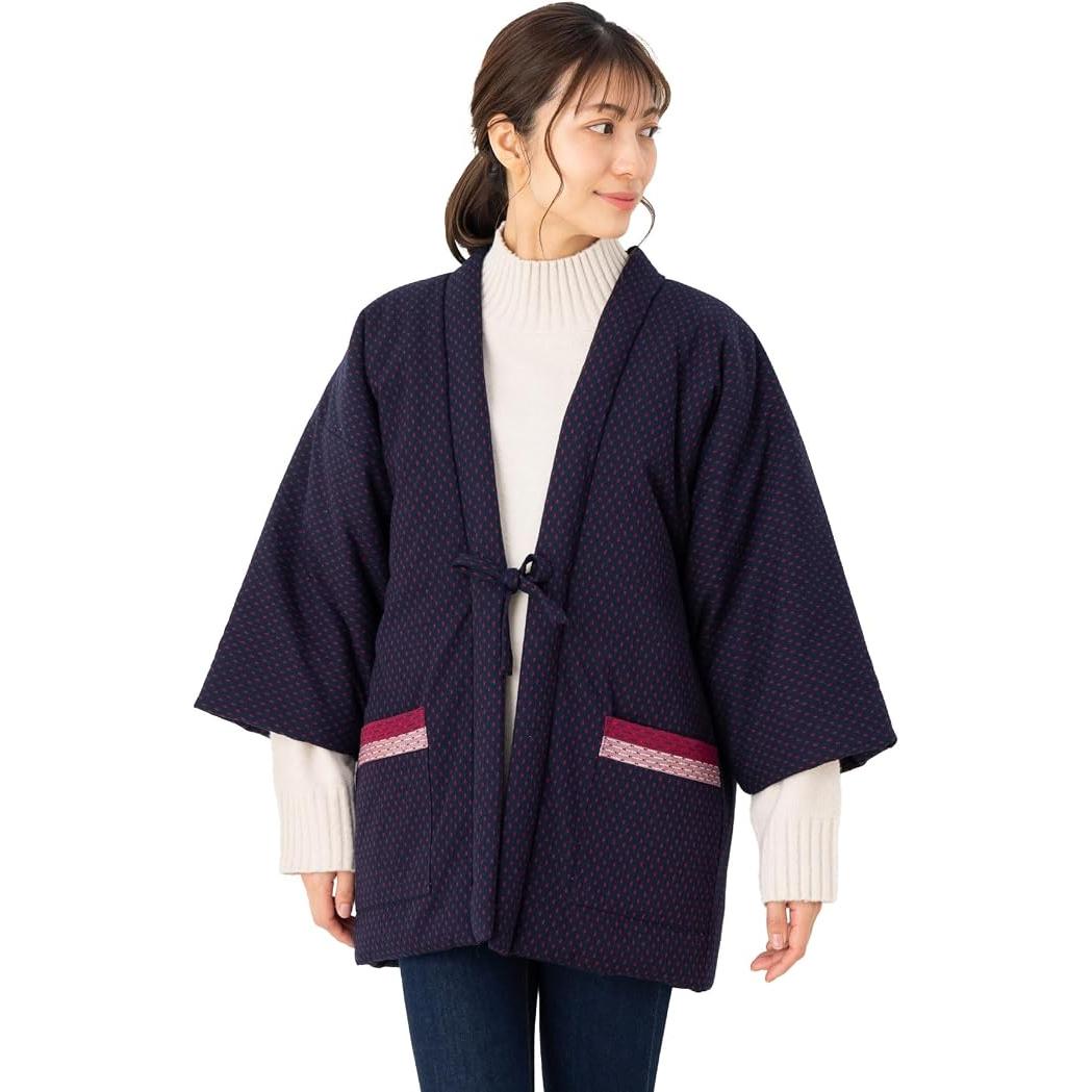 Watanosato 女士久留米多比漢登 8080 – 棉填充日本冬季外套，6 種設計