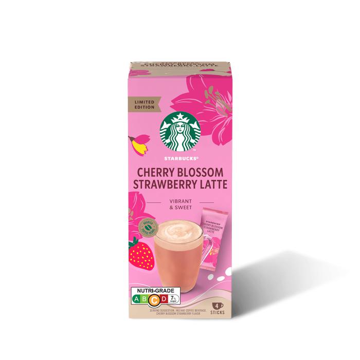Nestlé Starbucks Premium Mix Sakura Strawberry Latte 4P – Limited Edition Spring Latte