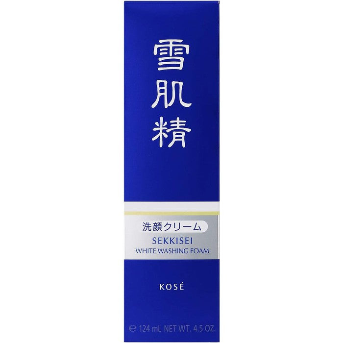 SEKKISEI White washing foam - (Dermocosmetics) brightening face wash gel 130g [With Alcohol]