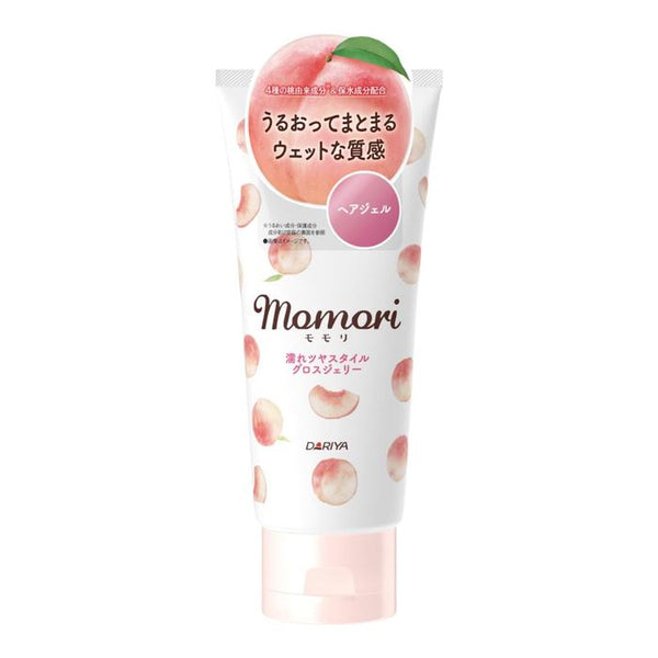 Momori Wet Gloss Jelly – Shiny & Smooth Styling Gel for Natural Wet Look – 120g［Alcohol-free]