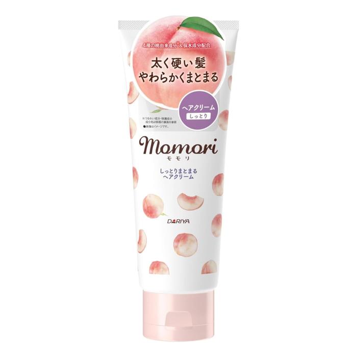 MOMORI - Cream for dry hair with peach oil 150g [With alcohol]