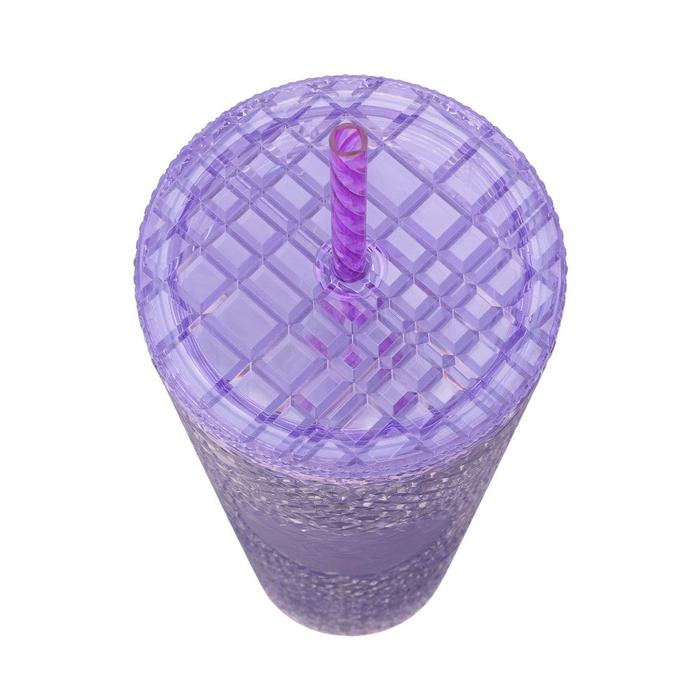STARBUCKS Sakura 2025 Logo Cold Cup Tumbler – Night Blue Gradient 710ml