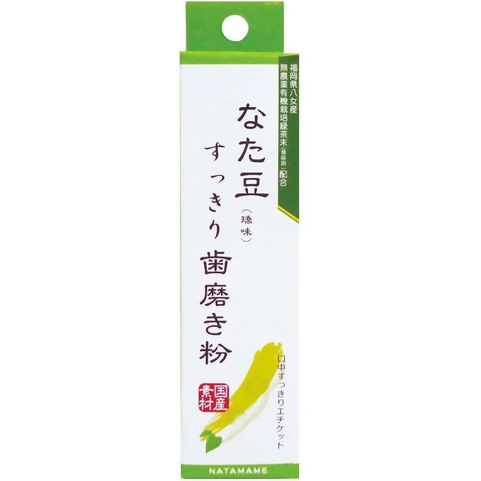 Sanwa Tsusho Nata Bean Tooth Powder 30g – Natural Teeth Whitening and Cleaning paste [Alcohol-free]