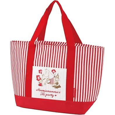 Skater MOOMIN Insulated Linen-Style Shopping Tote – Large Thermal Grocery Bag