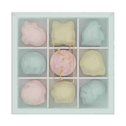 Sun-Star Wasanpon Stamp Set – 9-Piece Japanese Sweets Style Stamps, 2 Designs