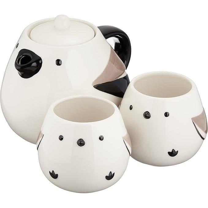 Sunart Shimaenaga Teapot & Cup Set — Cute Porcelain Tableware