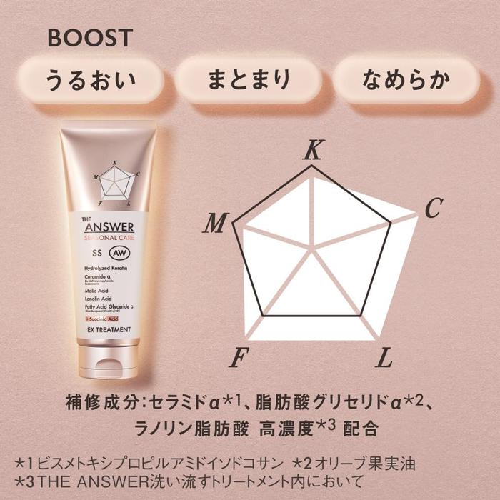 THE ANSWER Seasonal Care AW EX Treatment 220g – Autumn/Winter Hair Care [With Alcohol]