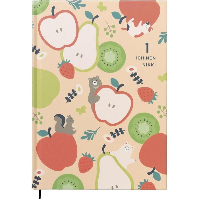 Toyo Tosho Shuppan 1-Year Diary “Animals” – B6 Hardcover 5-Line Japanese Journal