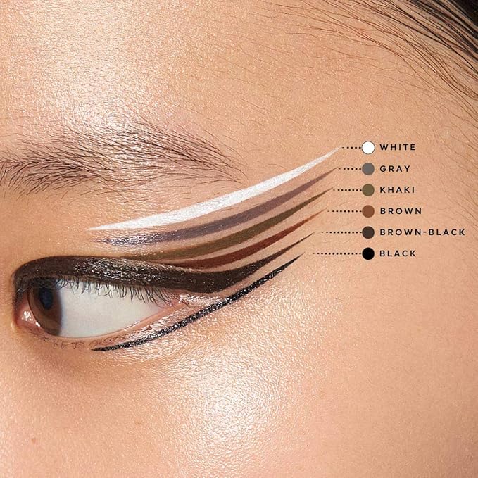 UZU by Flowfushi Color Eye Opening Liner – Hypoallergenic, Alcohol-Free, Hot Water Removable [Alcohol-free]