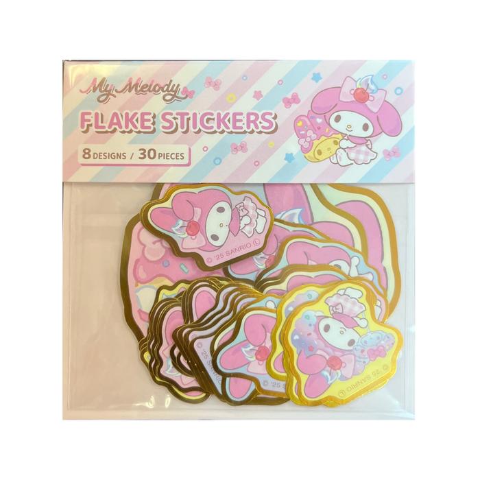 My Melody Sticker Set – 8 Designs, 30 Pieces | Official Sanrio Stickers