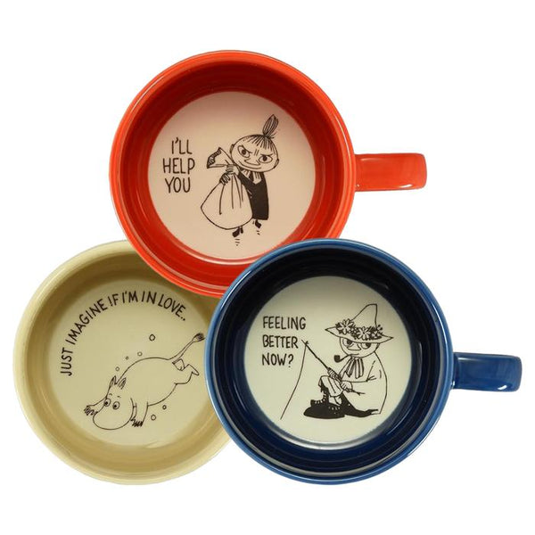 Moomin Character Message Mug – 300 ml | Ceramic Coffee & Tea Cup