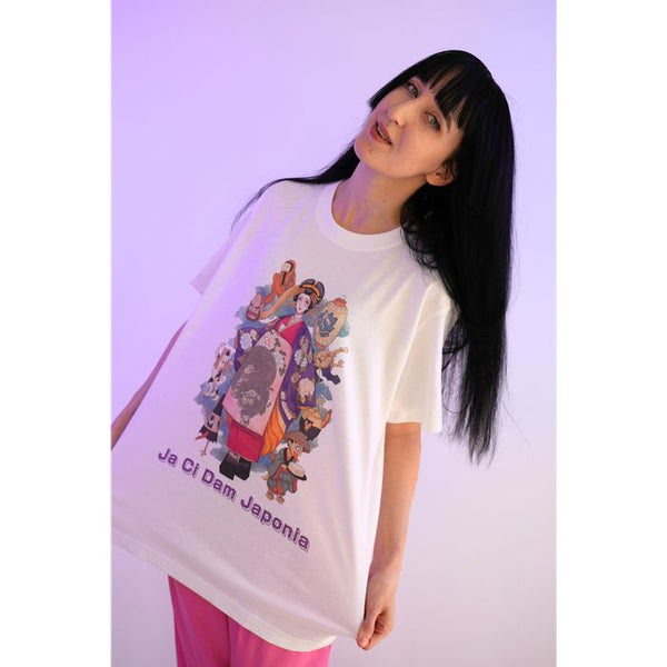 Original T-shirt "Ja Ci Dam Japonia" - Yokai's empress (size: M, L, XL)