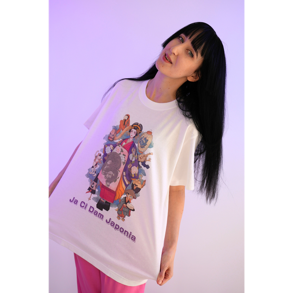 Original T-shirt "Ja Ci Dam Japonia" - Yokai's empress (size: M, L, XL)