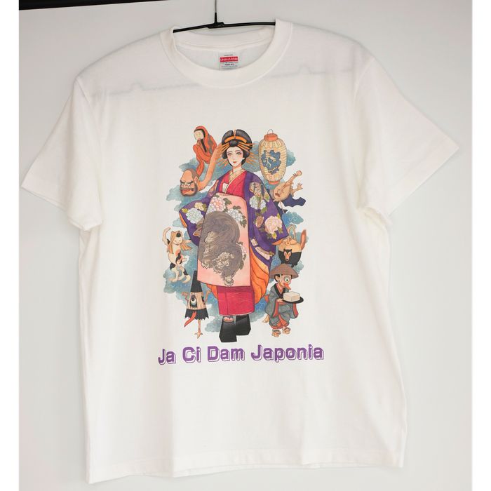 Original T-shirt "Ja Ci Dam Japonia" - Yokai's empress (size: M, L, XL)