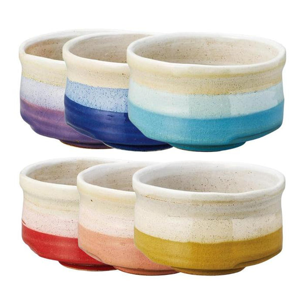 Ale-net Matcha Bowl (13 x 8 cm), Mino Ware, Made in Japan [Available in 6 Colors]