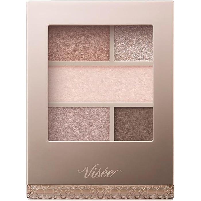Visee Double Mood Eyes 4.8g – Dual-Finish 5-Color Eyeshadow Palette