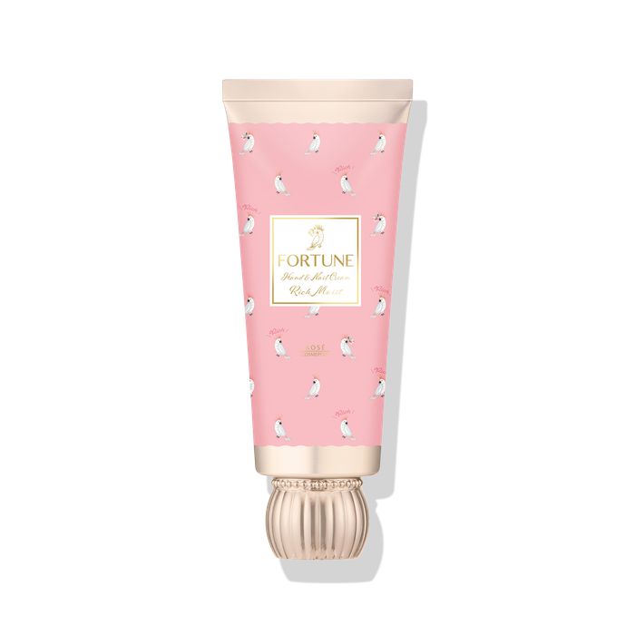 FORTUNE Fragrance Moist Hand Cream - Moisturizing, Smooth, Non-Sticky with Nail Care Ingredients, Fairy Peony Scent 60g [With alcohol]