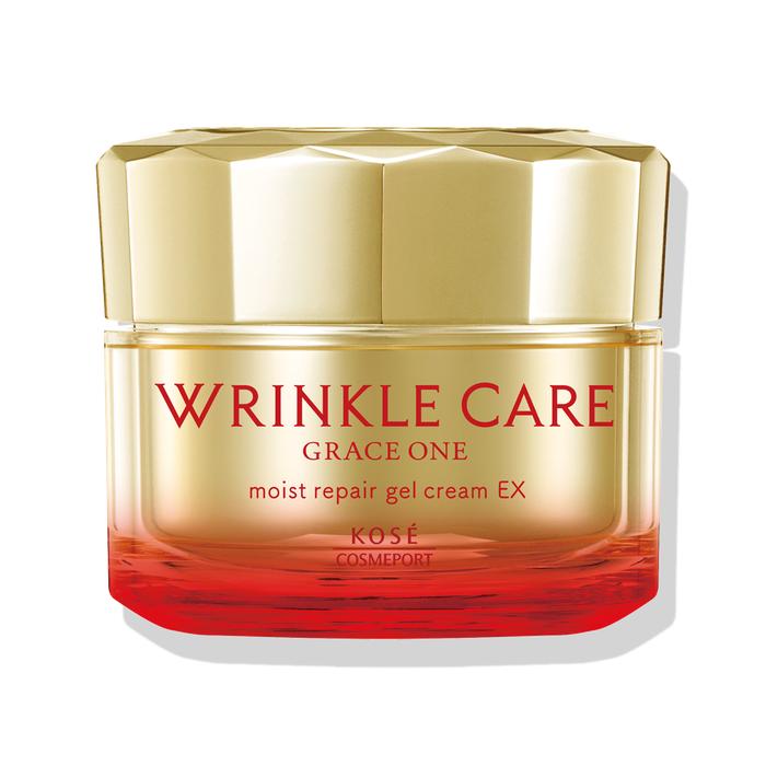 GRACE ONE Wrinkle Care Moist Repair Gel Cream EX – Medicated All-in-One Wrinkle Repair 100g [With alcohol]