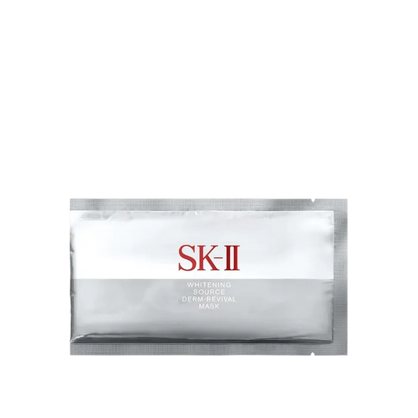 SK-II Whitening Source Derm-Revival Mask (6 Sheets) – Brightening & Hydrating Sheet Mask with Pitera™, Niacinamide & Vitamin C Derivative ［ Alcohol-Free］