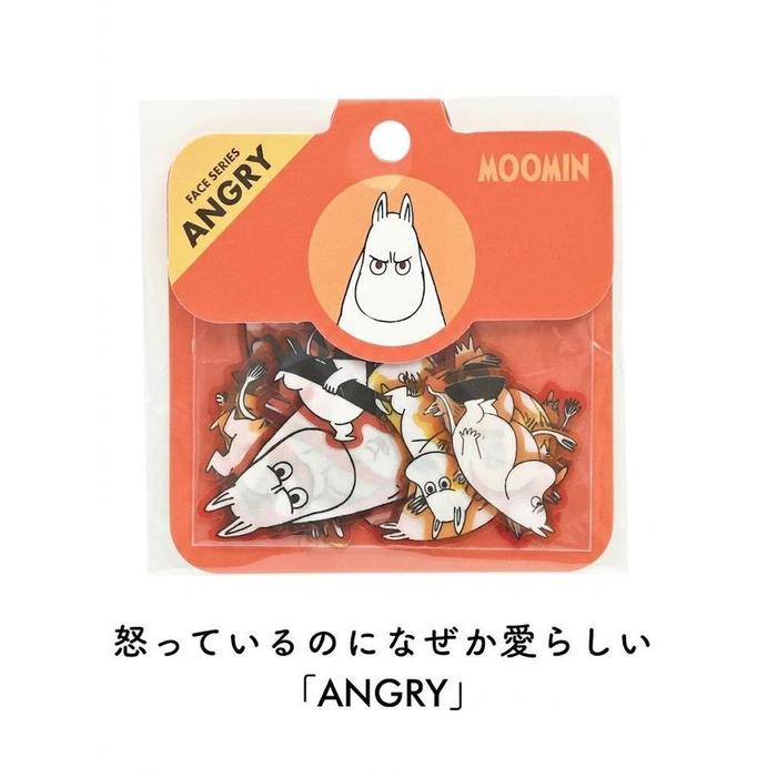 World Craft MOOMIN Face Flake Stickers – 3 Designs