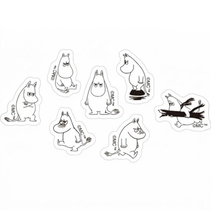 World Craft MOOMIN Face Sticker Sheet – 4 Designs