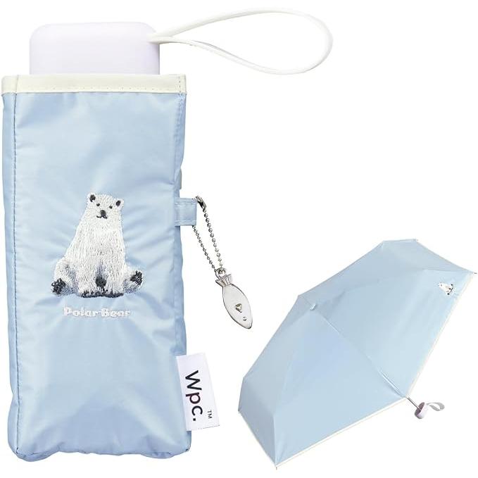 Wpc. Animal Embroidery Compact Folding UV Parasol – 100% Light Blocking, UPF50+